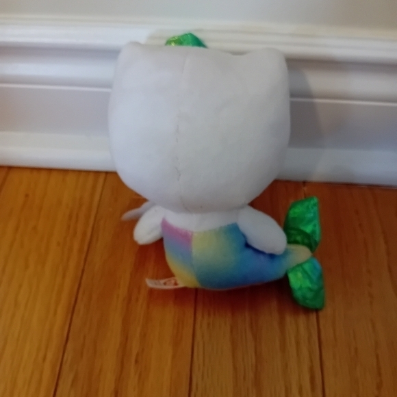 BNIB Ty Sanrio Hello Kitty Mermaid 6" Beanie Baby Plushie Stuffed Animal New - Picture 4 of 6